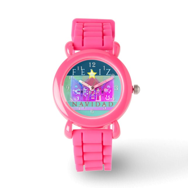 Nativity "Feliz Navidad" Watch (Front)