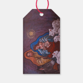 Nativity gift tag