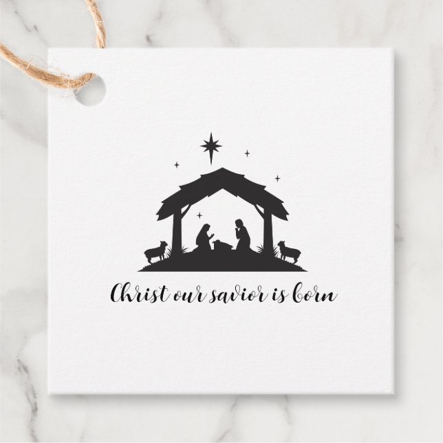 Nativity Gift Tags (Front)