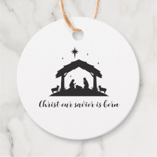 Nativity Gift Tags