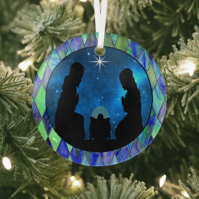 Nativity    glass ornament (Insitu)