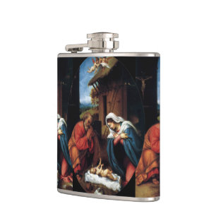 Nativity Hip Flask