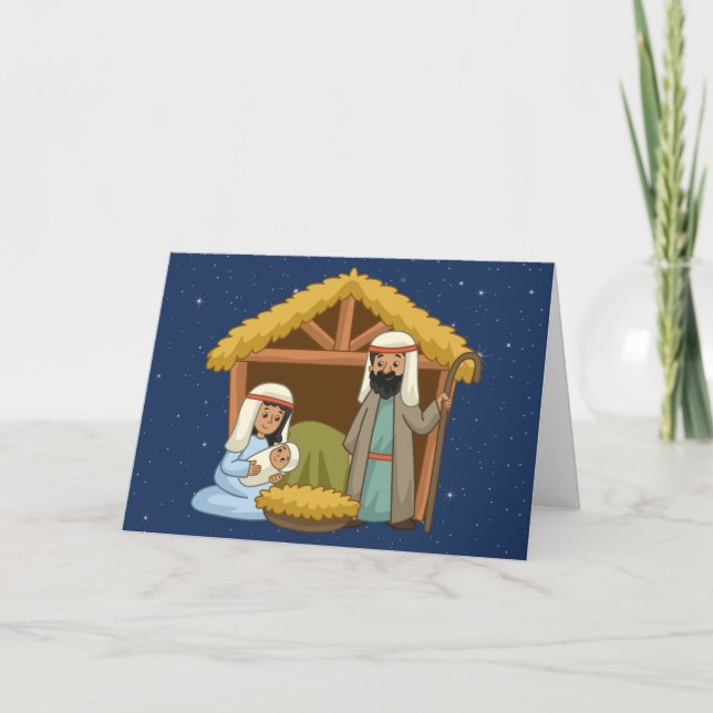 Nativity Holiday Greeting Card (Front)