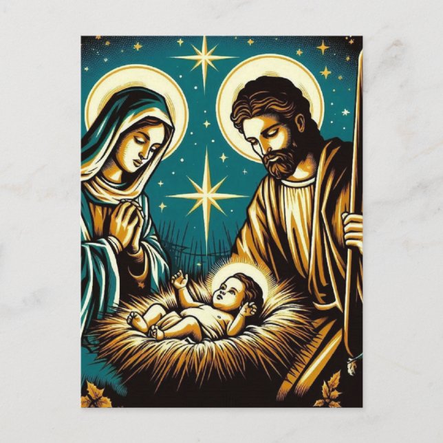 Nativity Holiday Postcard (Front)