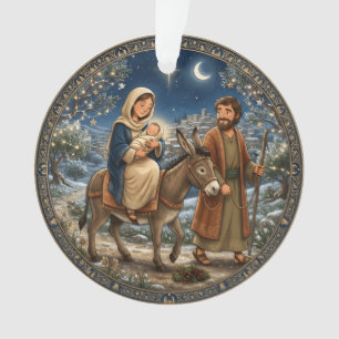 Nativity Holy Family Christmas Ornament