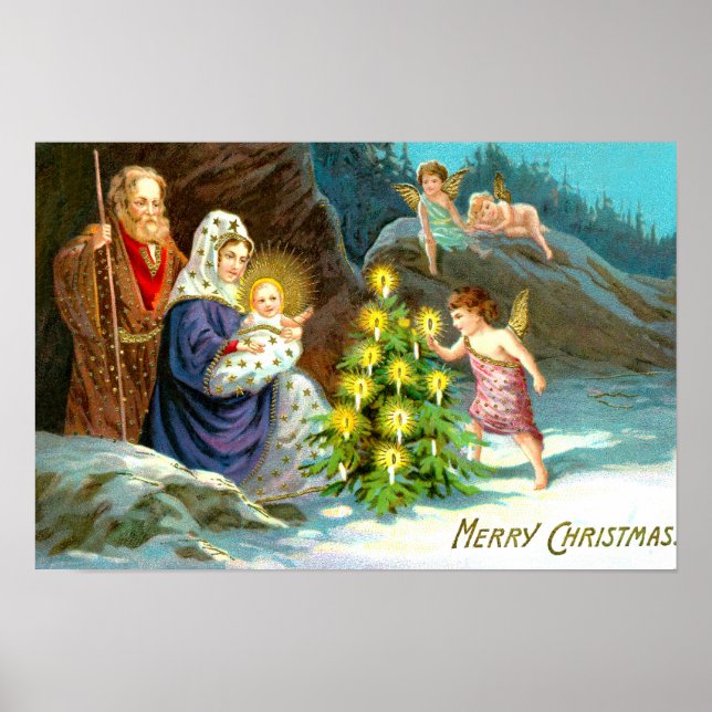Nativity in the snow poster (Front)