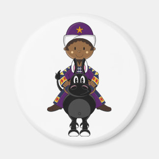 Nativity King Riding Horse Magnet