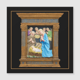 NATIVITY Luca Della Robbia magnet card