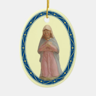Nativity Mary Ceramic Ornament