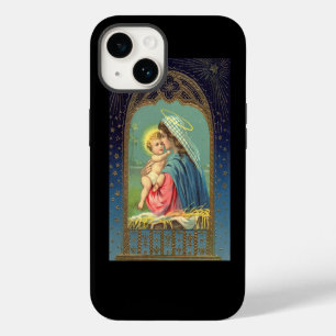 Nativity Mary Holding The Baby Jesus  iPhone 14 Case