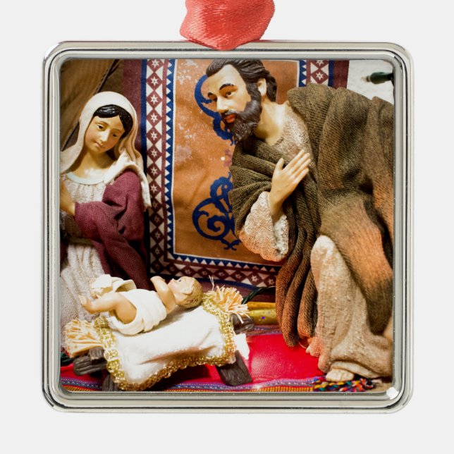 Nativity Metal Ornament (Front)