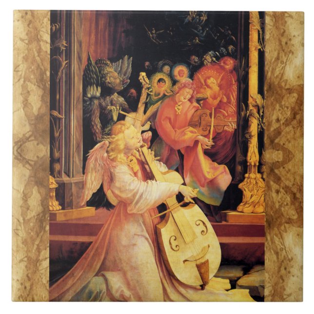 NATIVITY,MUSIC MAKING ANGELS ,MAGIC OF CHRISTMAS  TILE (Front)