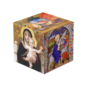 Nativity of Jesus in famous paintings Cube