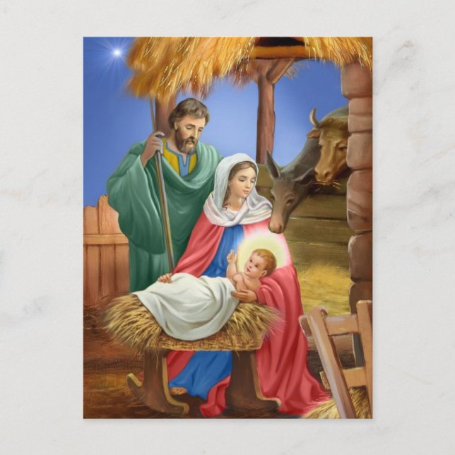 Nativity of Jesus Postcard (Front)