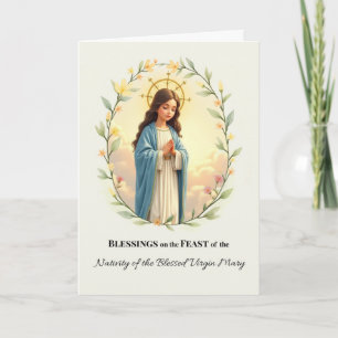 Nativity of the Blessed Virgin Mary Feast Day Card