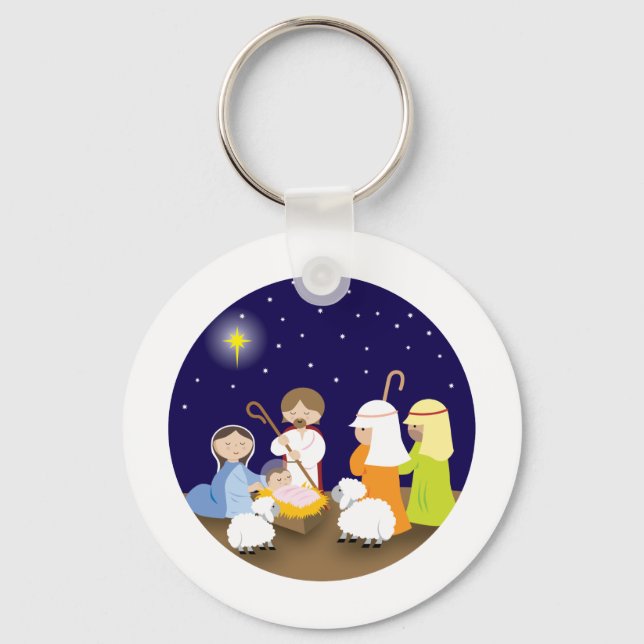 Nativity of the Lord Keychain (Front)