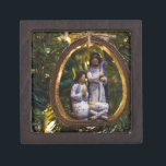 Nativity Ornament Gift Box<br><div class="desc">A beautiful hand carved wooden nativity ornament hangs on a tree at Silver Dollar City in Branson Missouri, United States. Looking for more prints or products? Feel free to visit my store: http://www.zazzle.com/timelessmomentsphtgy This photo was taken by Jennifer White with Timeless Moments Photography. All images are copyrighted © Timeless Moments...</div>