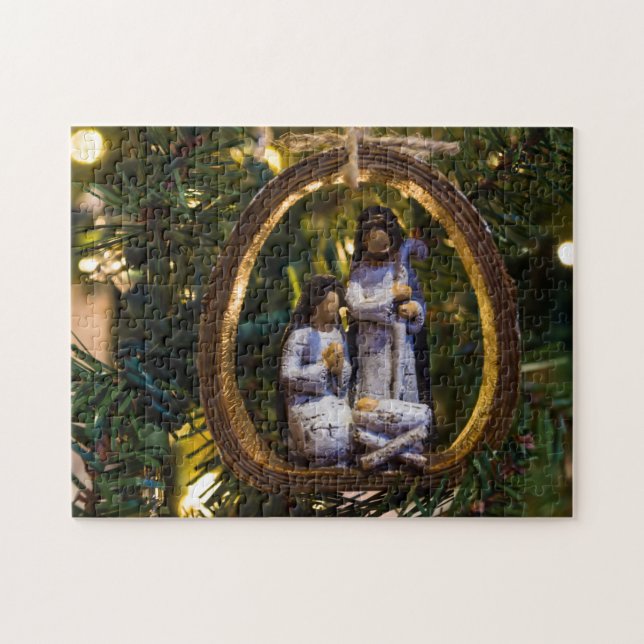 Nativity Ornament Jigsaw Puzzle (Horizontal)