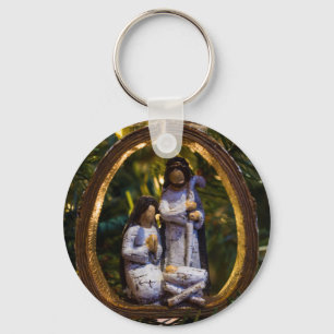 Nativity Ornament Keychain