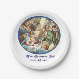 Nativity Paper Plate