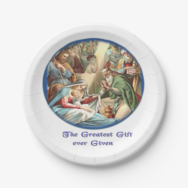 Nativity Paper Plate (Front)