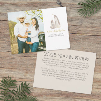 Nativity Photo Christmas Card