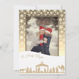 Nativity photo Holiday Card