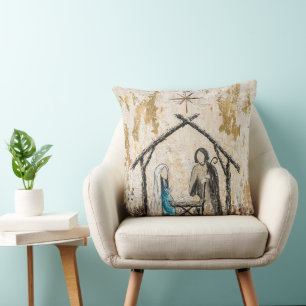 Nativity Pillow 20x20