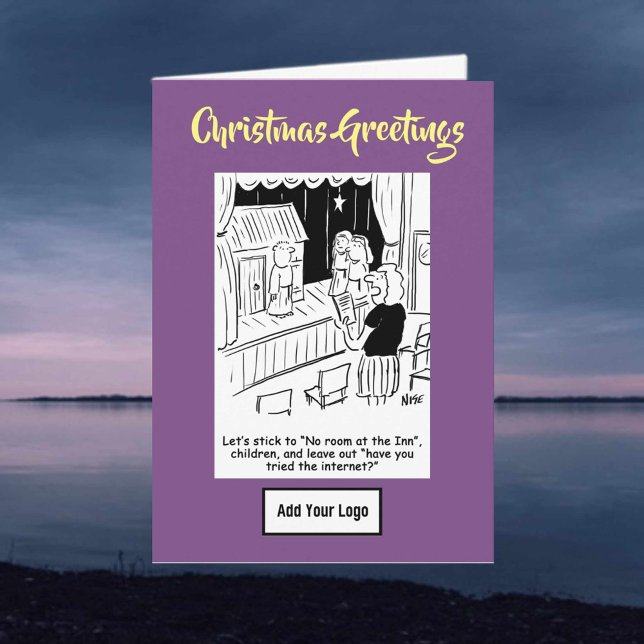 Nativity Play Cartoon. Company Christmas Card (Creator Uploaded)