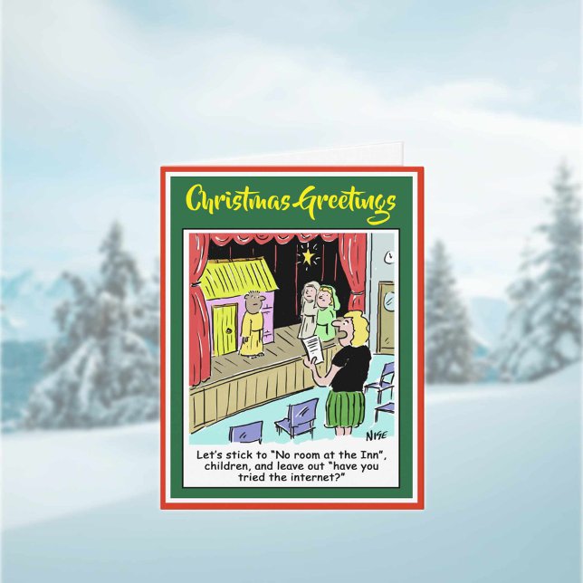 Nativity Play Cartoon for A School Christmas Card (Creator Uploaded)