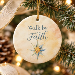 Nativity Religious Holiday Ceramic Ornament