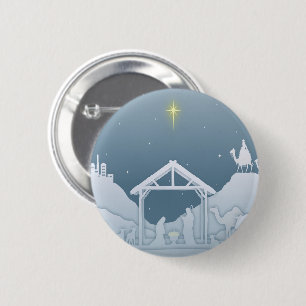 Nativity Scene 2 Inch Round Button