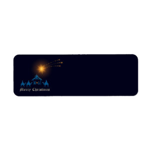 Nativity Scene Address Labels