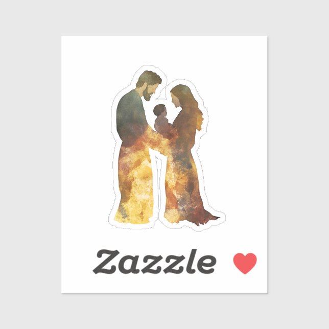 Nativity Scene, Baby Jesus, Mary, and Joseph (Sheet)