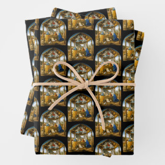 Nativity Scene Birth of Jesus by Botticelli C 1473 Wrapping Paper Sheet
