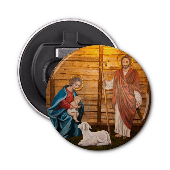 Nativity scene bottle opener (Front)