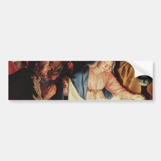 Nativity Scene Bumper Sticker