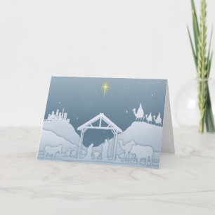 Nativity Scene Card