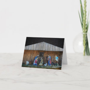 Nativity Scene Card