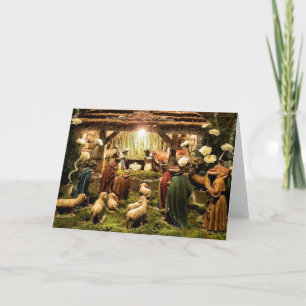 nativity scene card