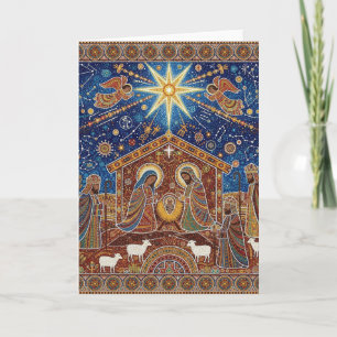 NATIVITY SCENE CARD