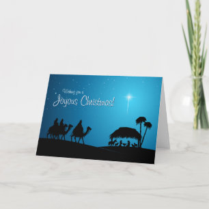 Nativity Scene Christmas card