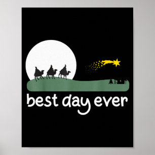 Nativity Scene _ Christmas Day Ever  Poster