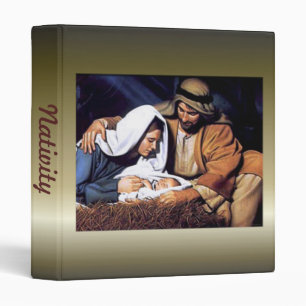 Nativity Scene Gifts for Christmas Binder