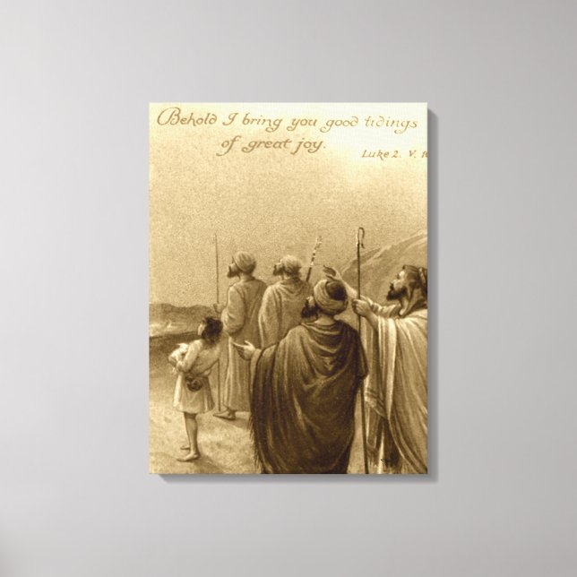 Nativity Scene Gifts for Christmas Canvas Print (Front)