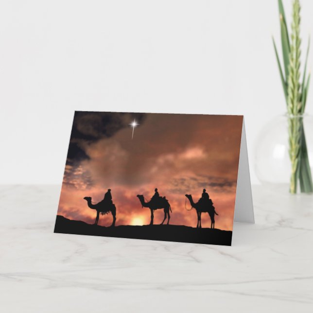 Nativity Scene Gifts for Christmas Holiday Card (Front)