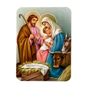 Nativity Scene Gifts for Christmas Magnet