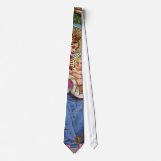 Nativity Scene Gifts for Christmas Tie (Front)