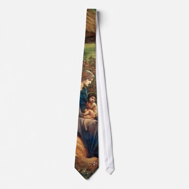 Nativity Scene Gifts for Christmas Tie (Front)
