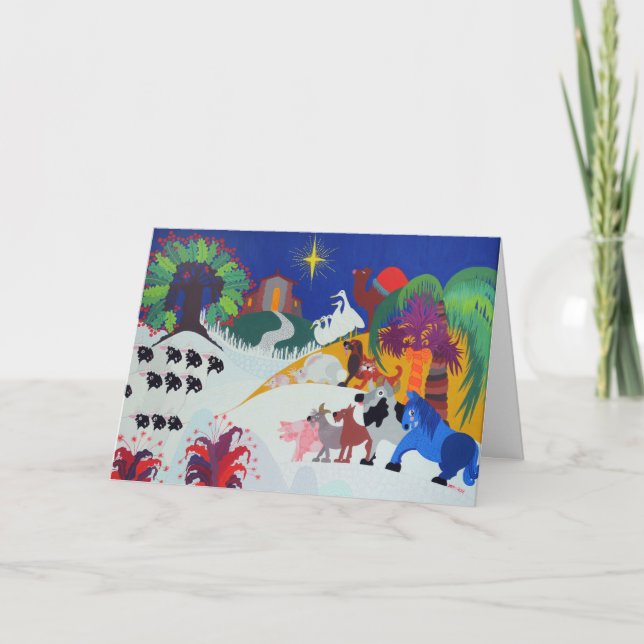 Nativity Scene Holiday Card (Front)